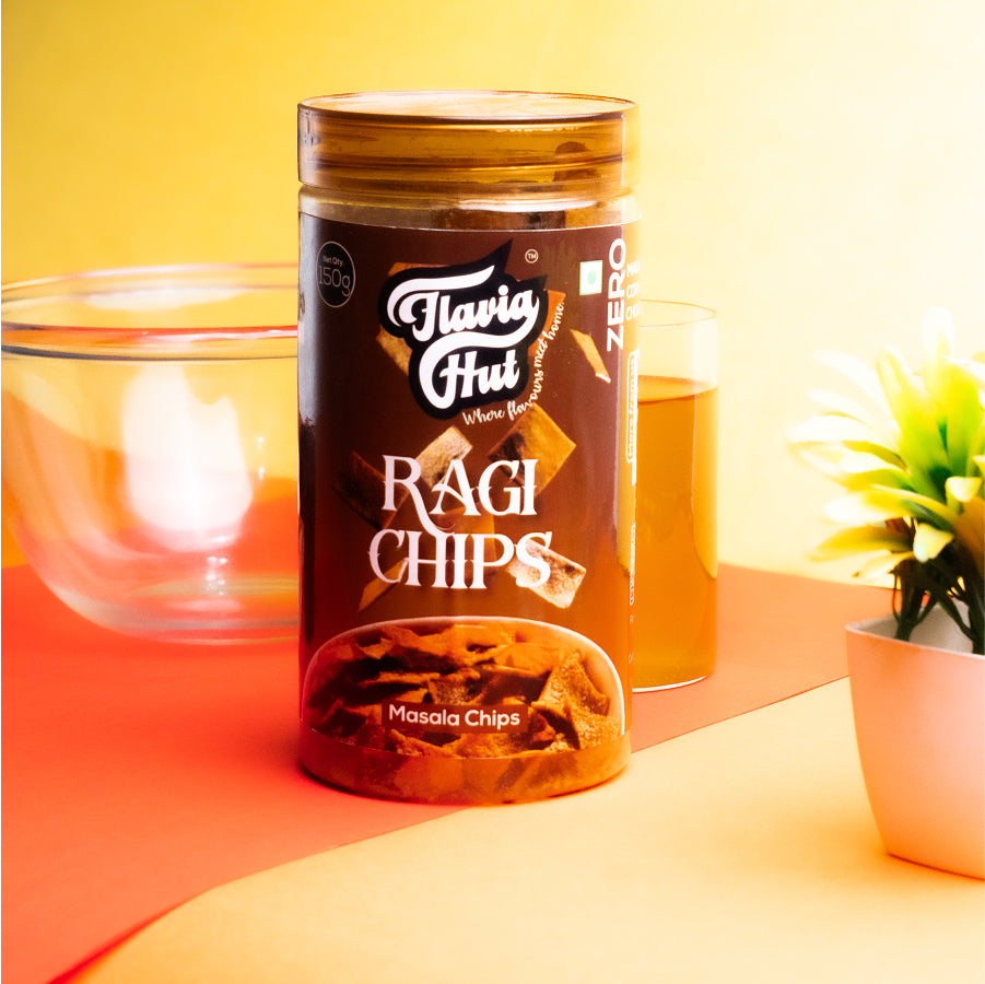 Ragi Masala Chips | 150 gms Bottle