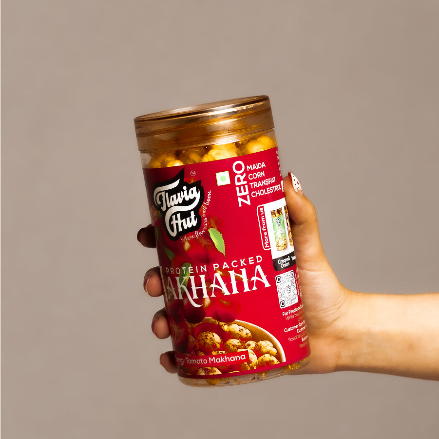 Tangy Tomato Makhana I 70 gms Bottle