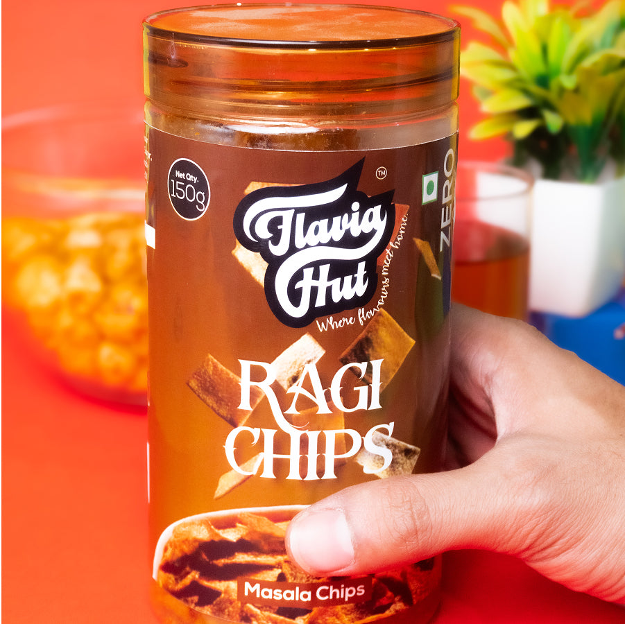 FlaviaHut's Chips Combo | Beetroot & Ragi Chips Combo