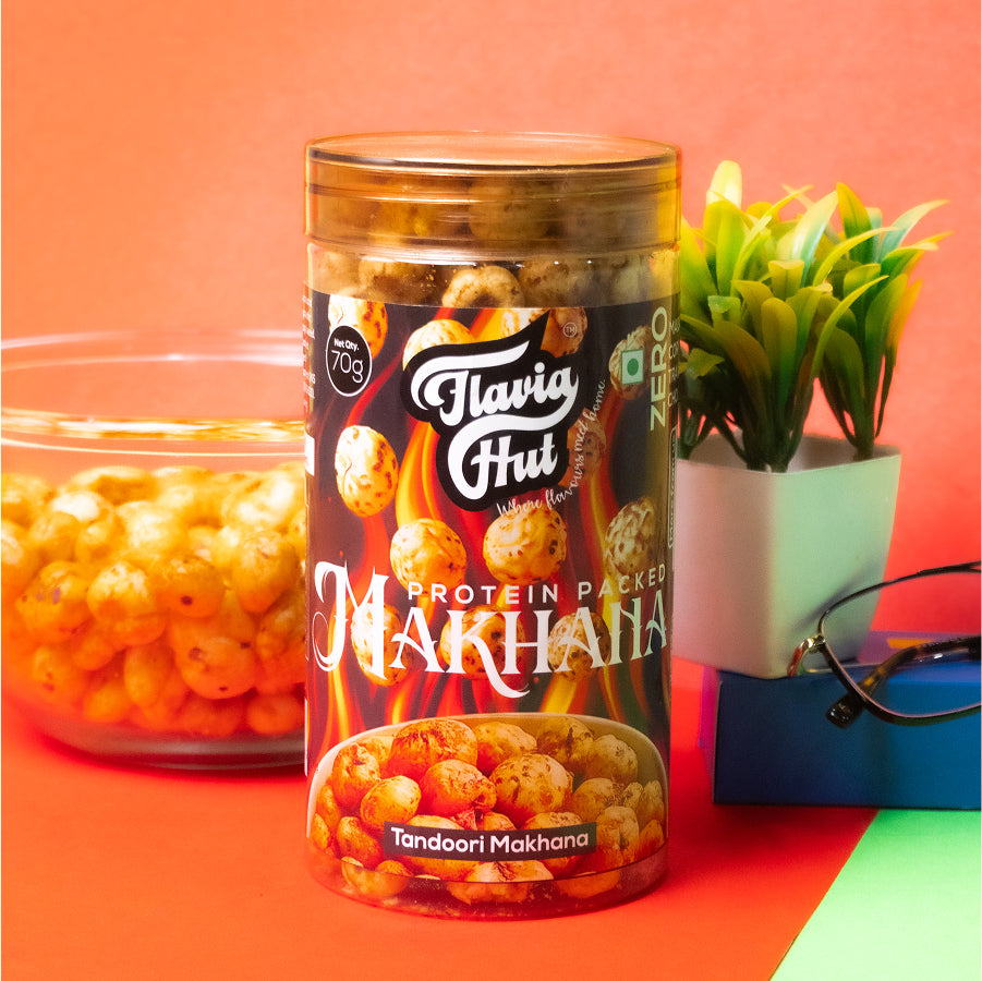 Tandoori Makhana I 70 gms Bottle