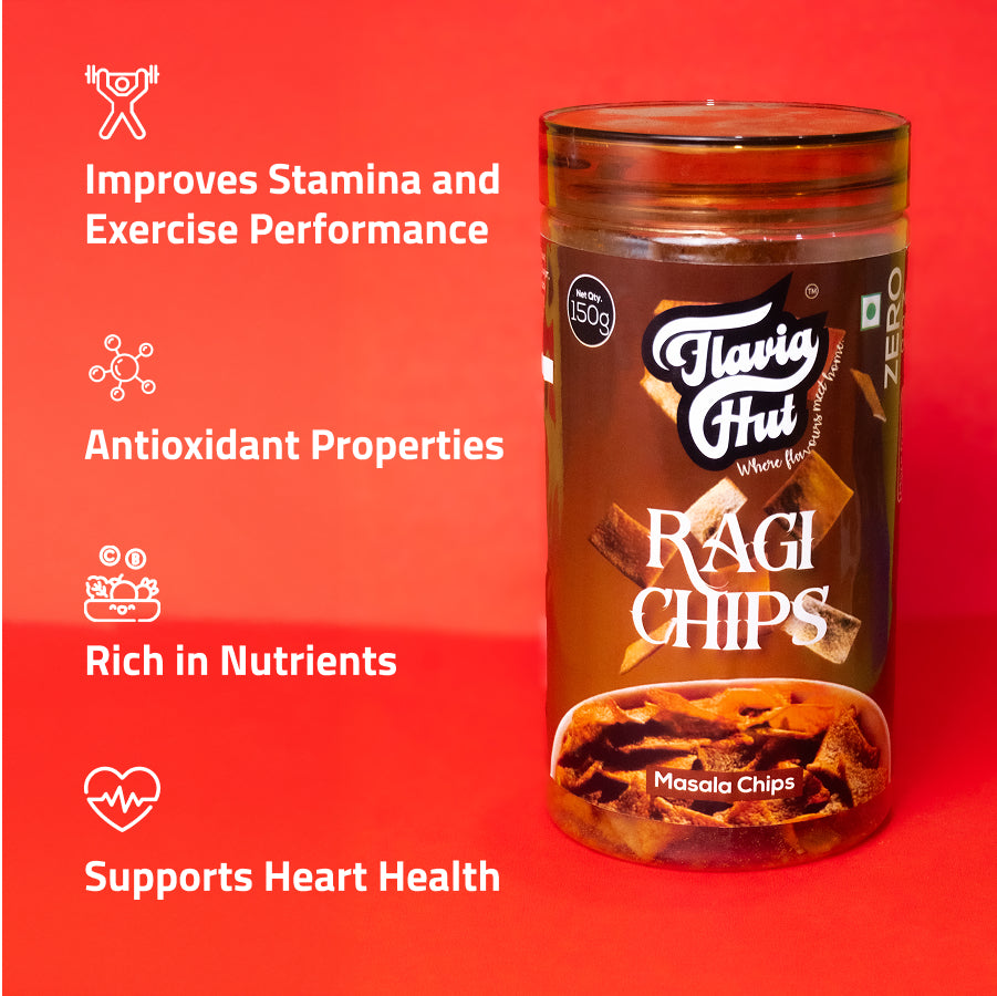 FlaviaHut's Chips Combo | Beetroot & Ragi Chips Combo