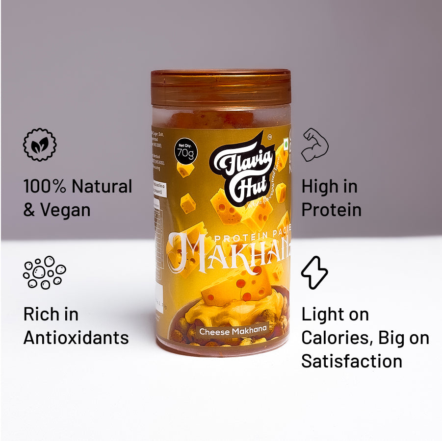 Cheese Makhana I 70 gms Bottle