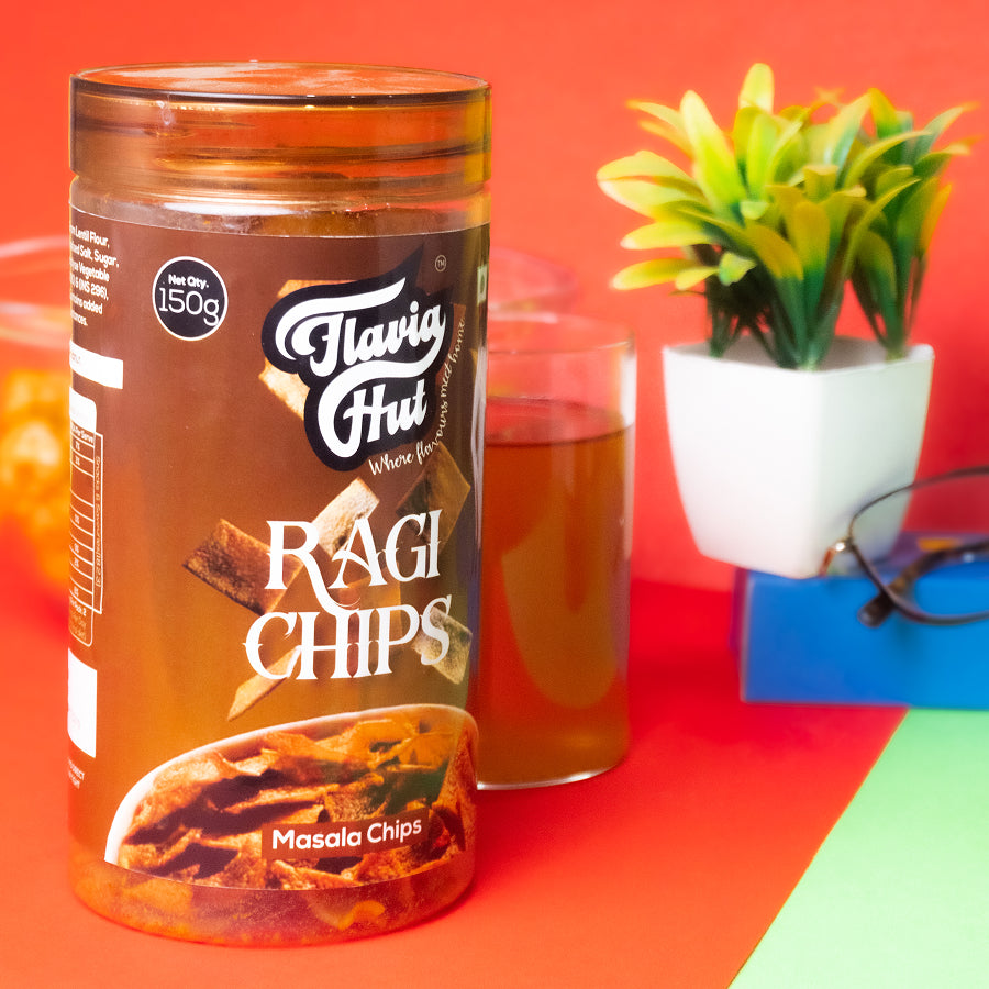 Ragi Masala Chips | 150 gms Bottle