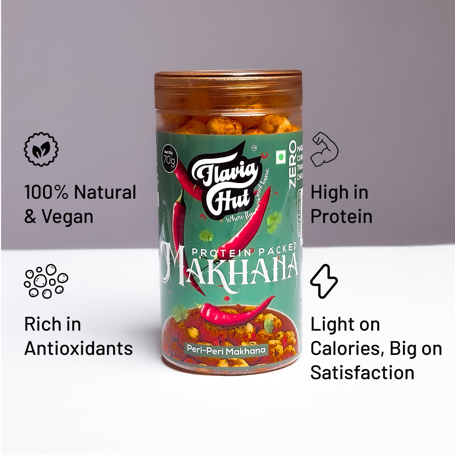 Peri Peri Makhana I 70 gms Bottle