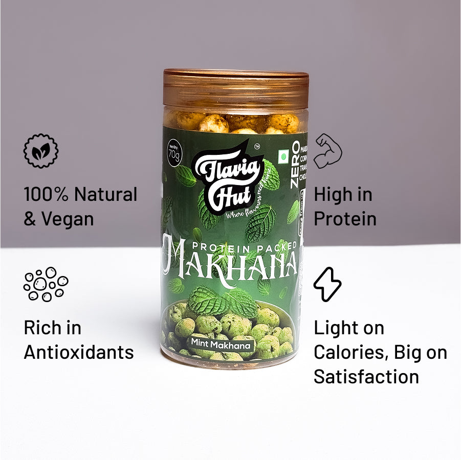 Mint Makhana I 70 gms Bottle