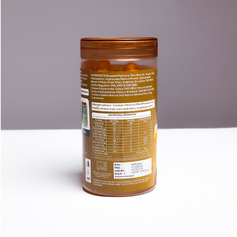 Cheese Makhana I 70 gms Bottle