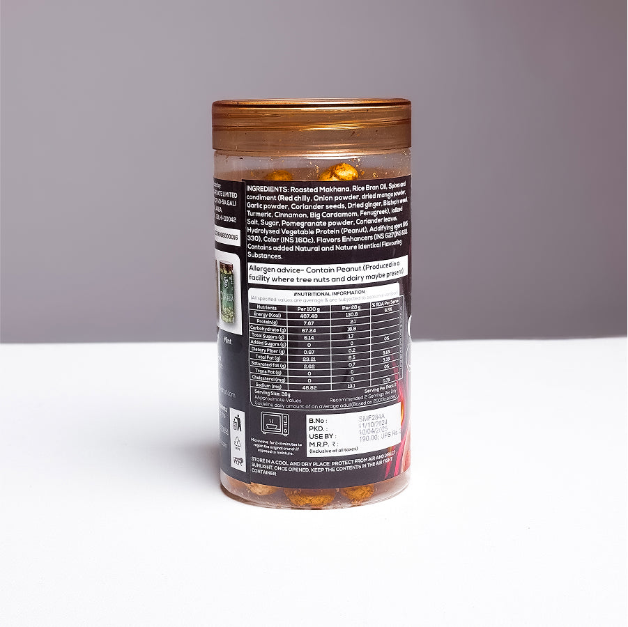 Tandoori Makhana I 70 gms Bottle