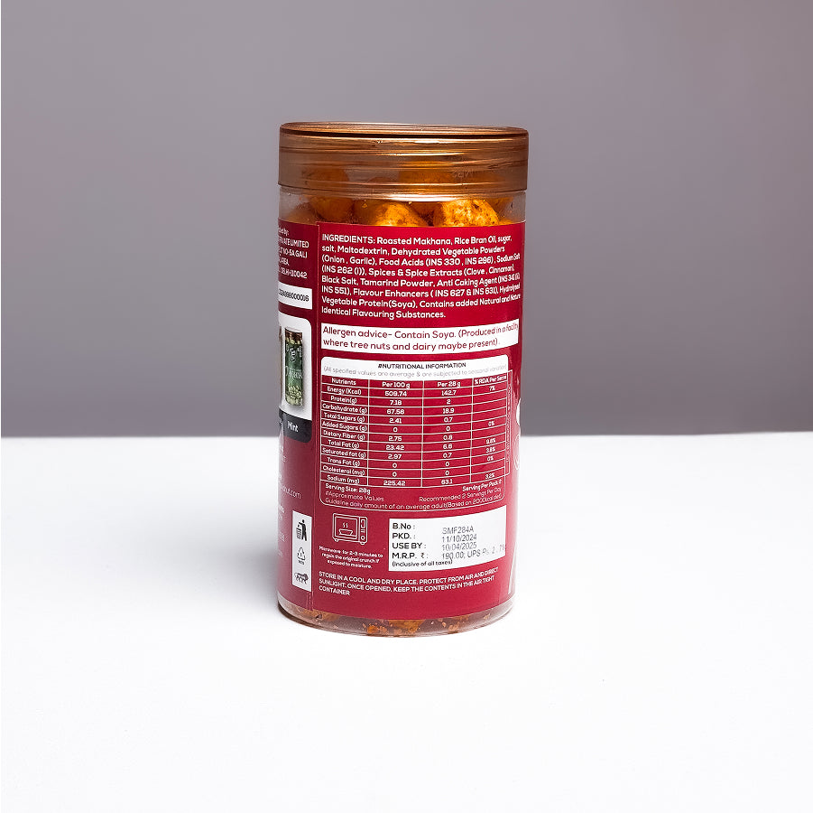 Tangy Tomato Makhana I 70 gms Bottle